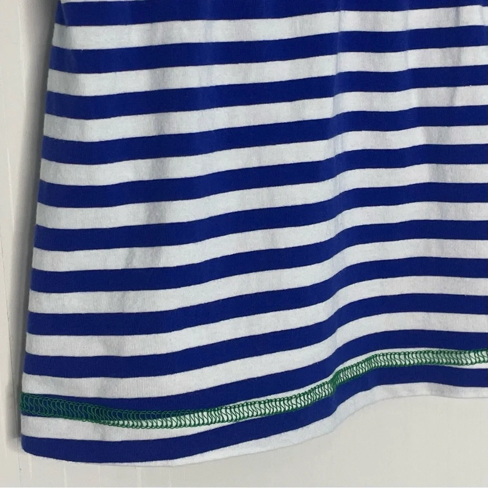 Florence Eiseman Girls Swim Coverup Stripes Blue White 4